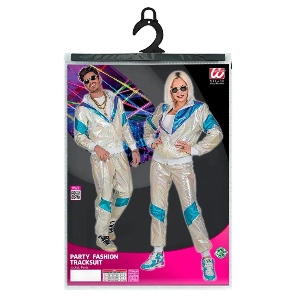 80-tals Holographic Träningsoverall
