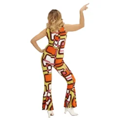 70-tals Jumpsuit Dam Maskeraddräkt