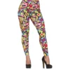 90-tals Leggings Mönstrade