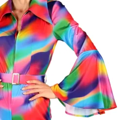 70-tals Neon Bomb Jumpsuit Maskeraddräkt