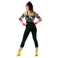 80-tals Retro Aerobics Tjej Maskeraddräkt