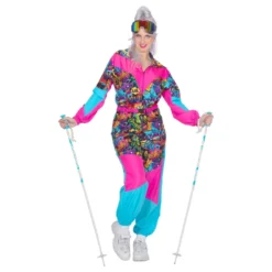80-tals Retro Skidoverall Maskeraddräkt