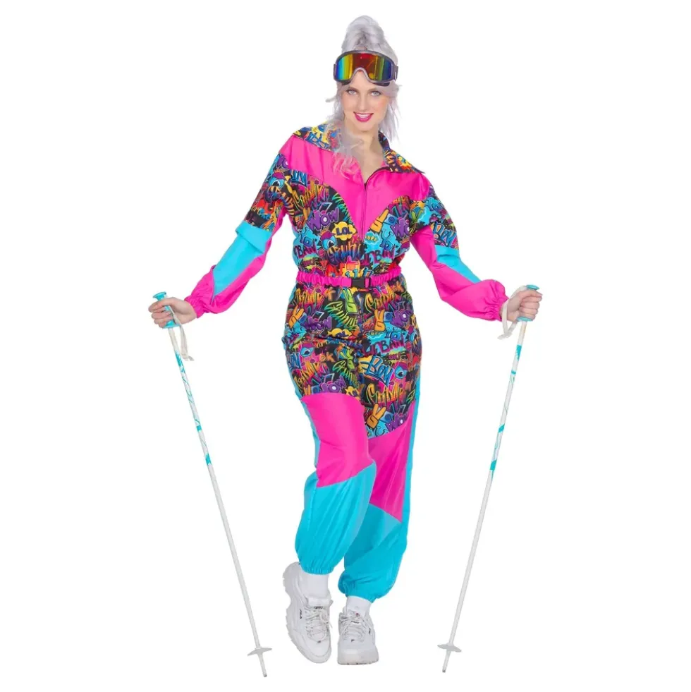 80-tals Retro Skidoverall Maskeraddräkt