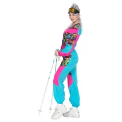 80-tals Retro Skidoverall Maskeraddräkt