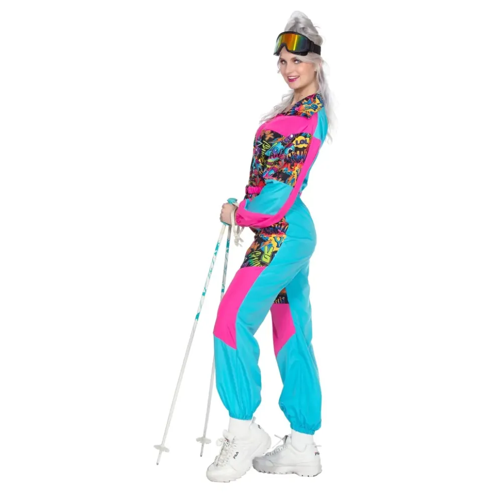 80-tals Retro Skidoverall Maskeraddräkt