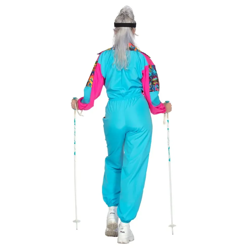 80-tals Retro Skidoverall Maskeraddräkt