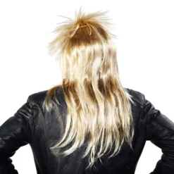 80-tals Rockare Blond Peruk