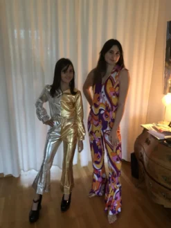 70-talstjej Jumpsuit Maskeraddräkt