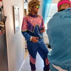 80-tals Träningsoverall Maskeraddräkt