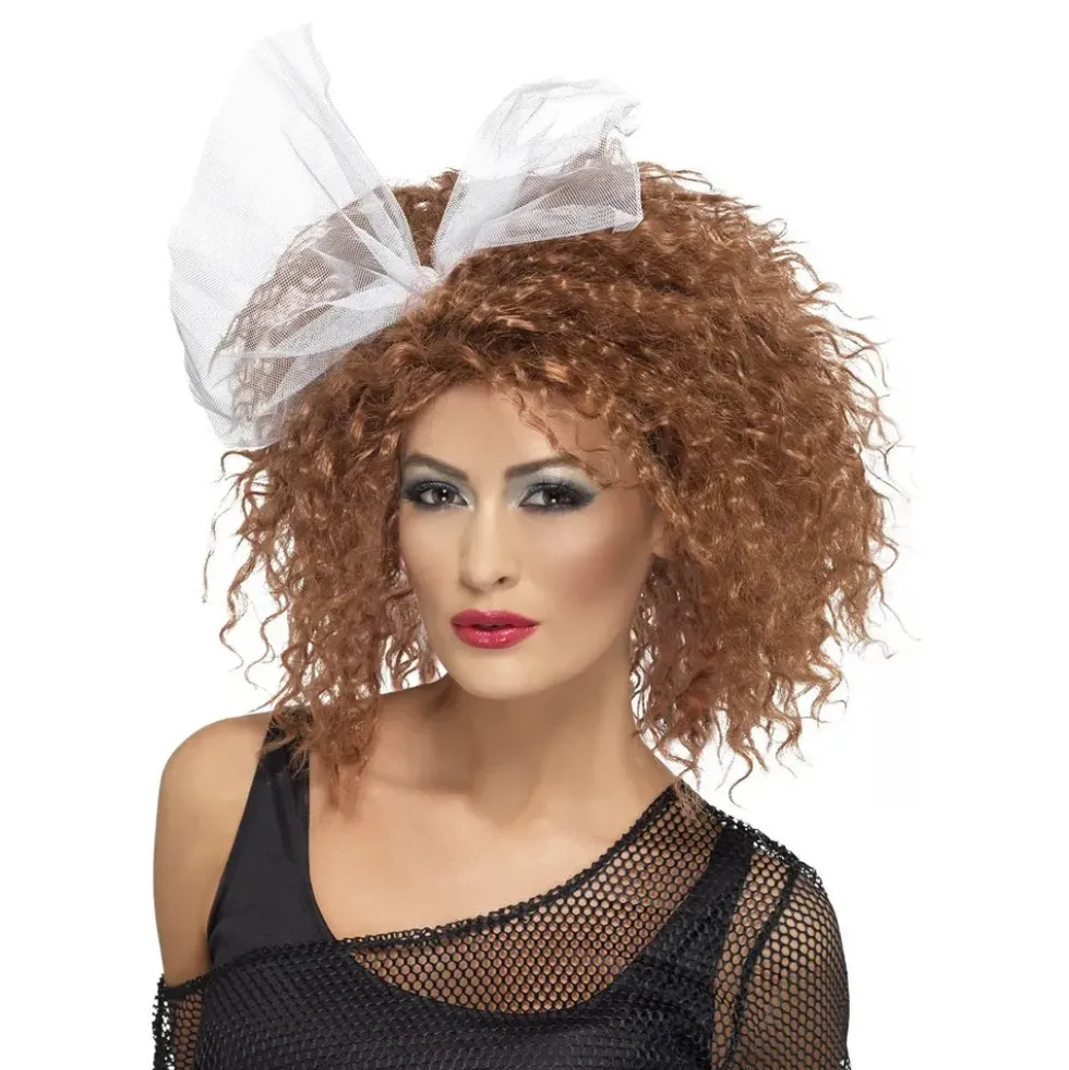 80-tals Wild Child Brun Peruk