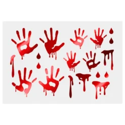 Tatueringar Blodiga Handavtryck