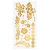 Tatueringar Blommor Guld