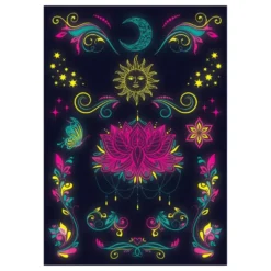 Tatueringar UV Neon Mystik