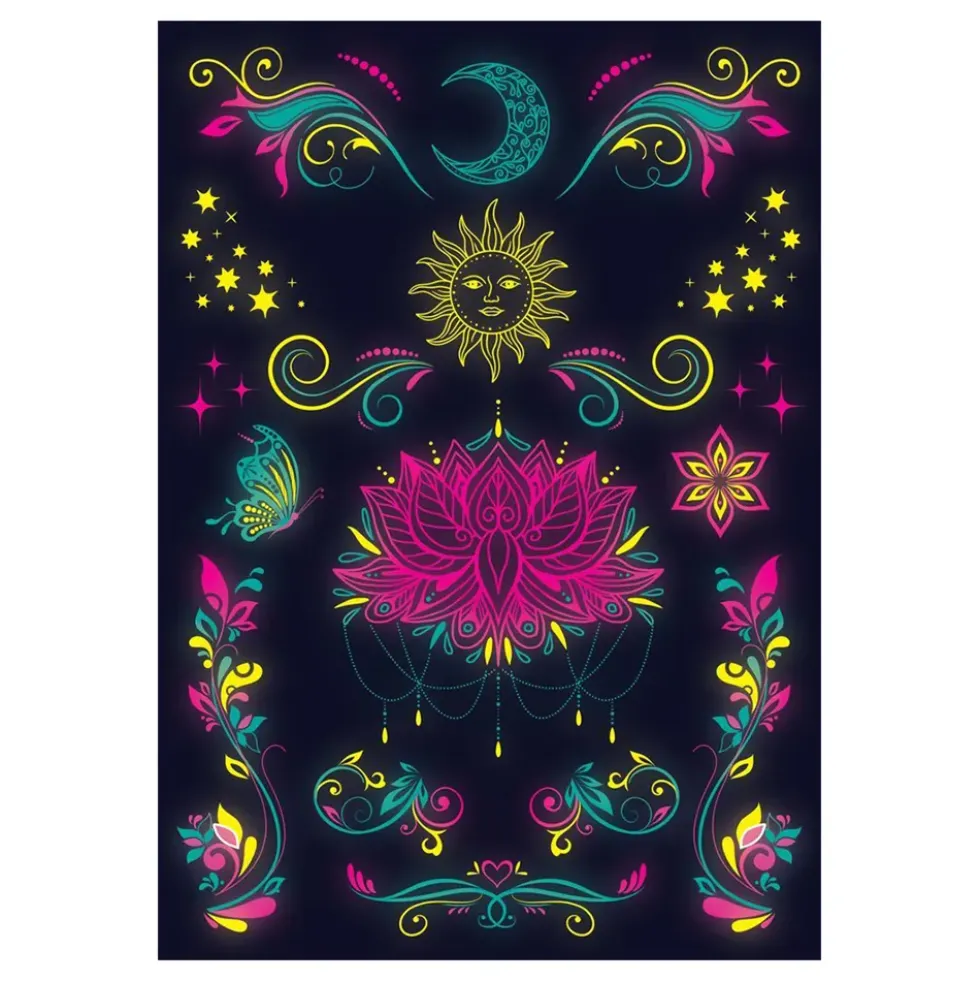 Tatueringar UV Neon Mystik