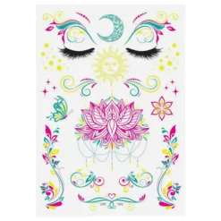 Tatueringar UV Neon Mystik