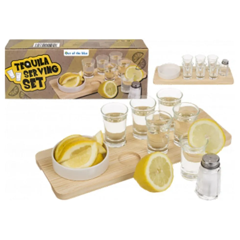 Tequila Serveringsset med Shotglas