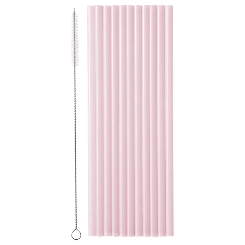 Återanvändbara Sugrör Rosa