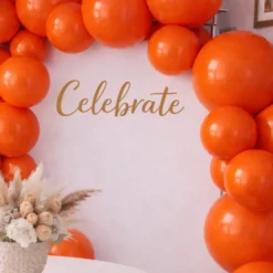 Återanvändbar Ballonggirlang Orange