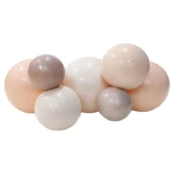 Återanvändbar Ballonggirlang Beige Mix