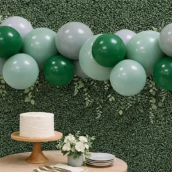 Återanvändbar Ballonggirlang Grön Mix