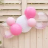 Återanvändbar Ballonggirlang Rosa Mix