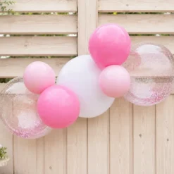 Återanvändbar Ballonggirlang Rosa Mix