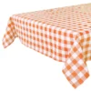 Textilduk Bistro Orange/Vit