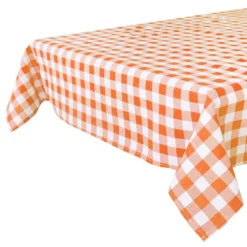 Textilduk Bistro Orange/Vit