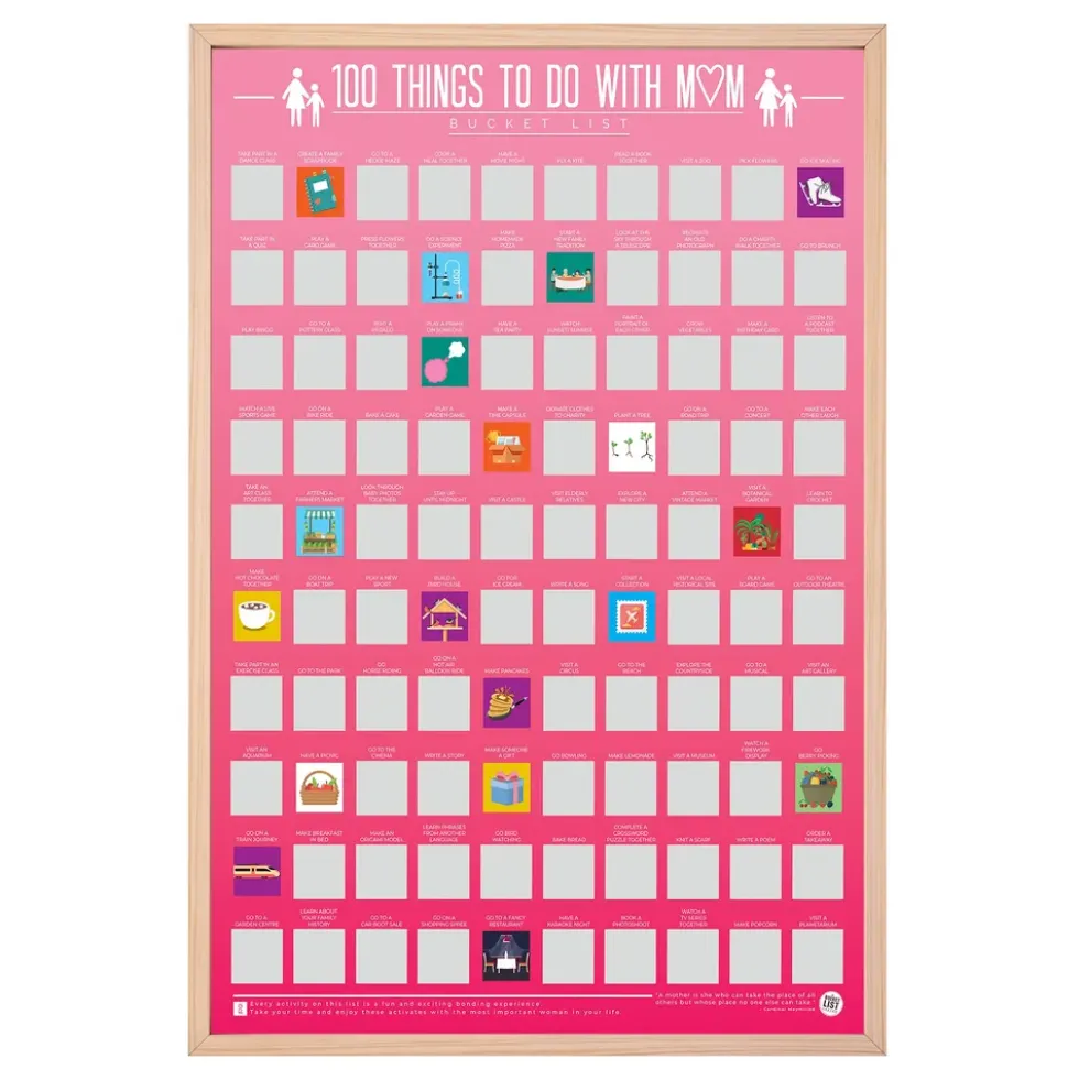 100 Things To Do With Mum Bucket List Skraptavla