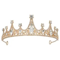 Tiara i Metall Roséguld
