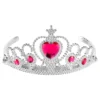 Tiara Silver med Rosa Stenar