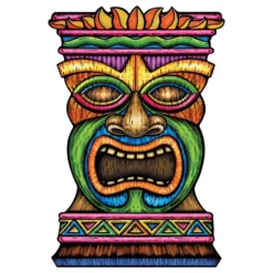 Tiki Pappfigur