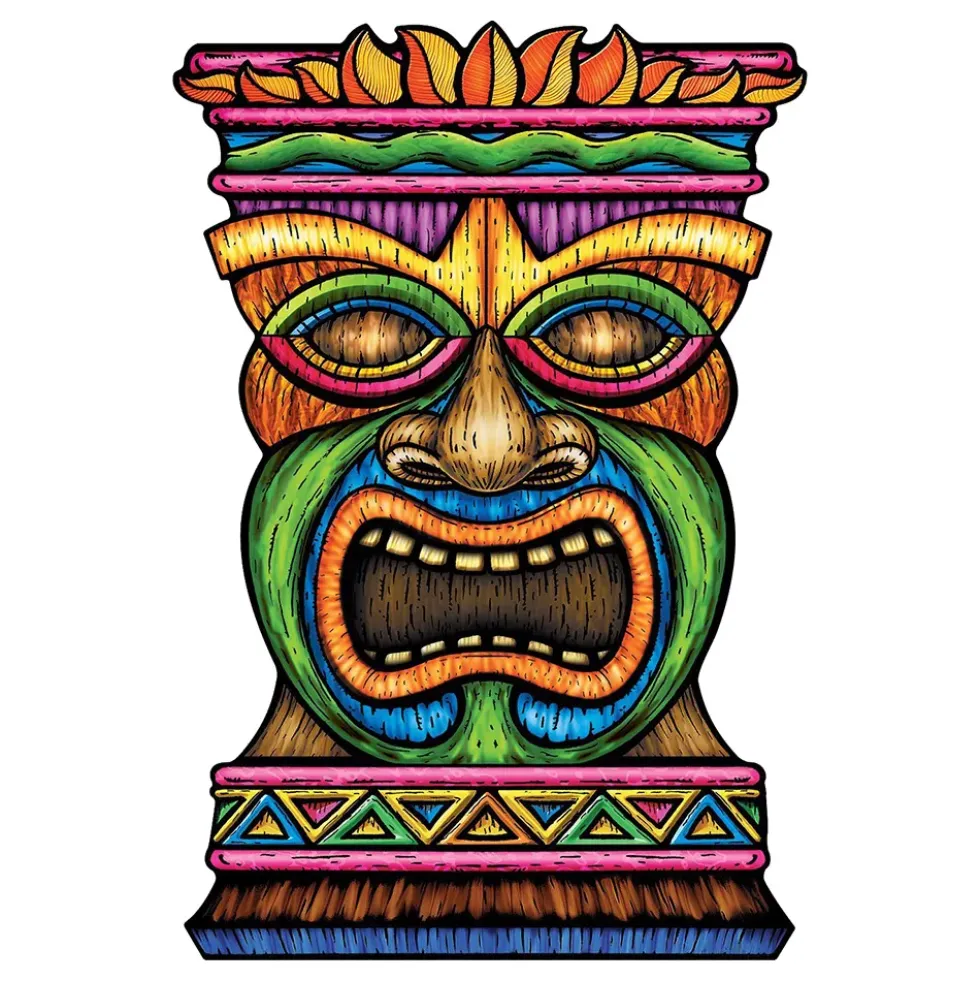Tiki Pappfigur
