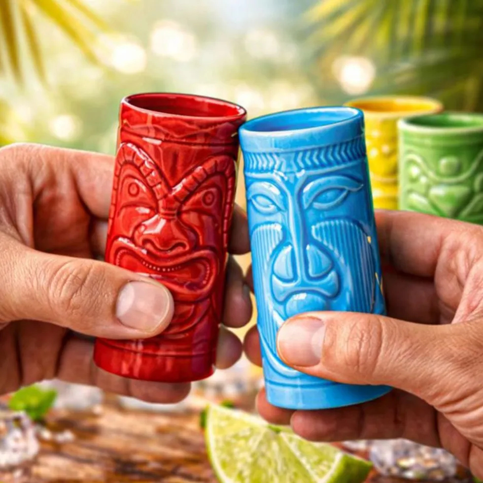 Tiki Shotglas Set