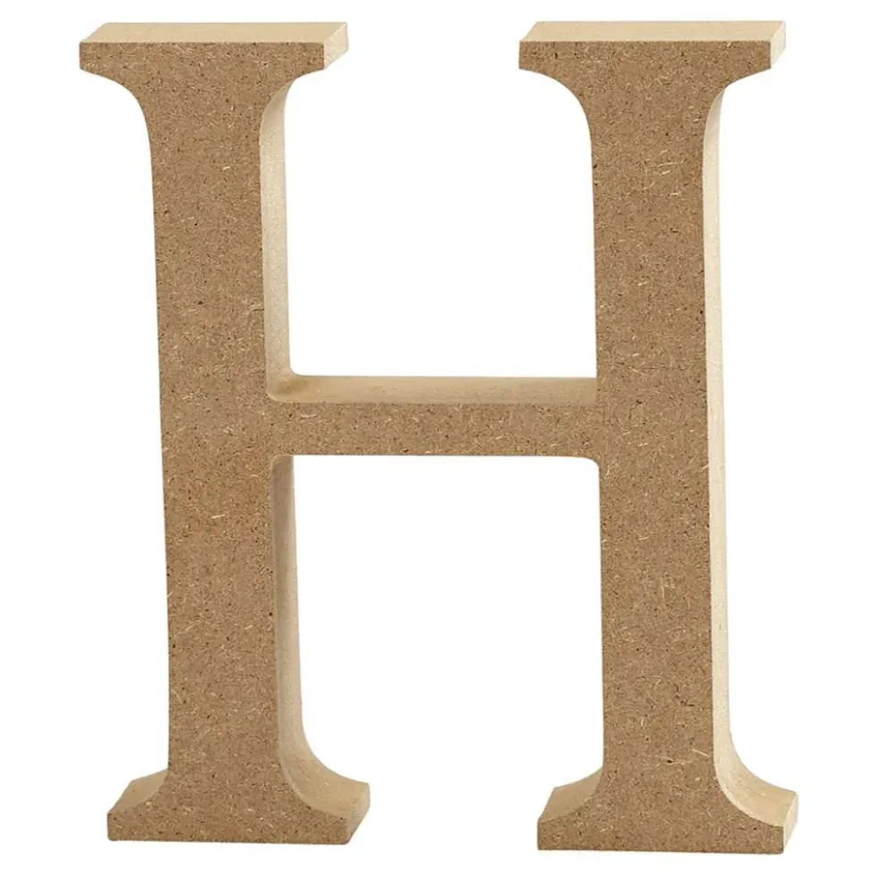 Träbokstav Liten