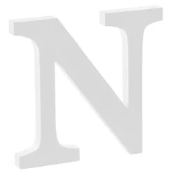 Träbokstäver Vita