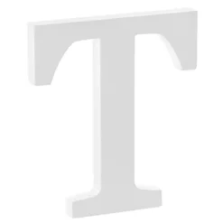 Träbokstäver Vita