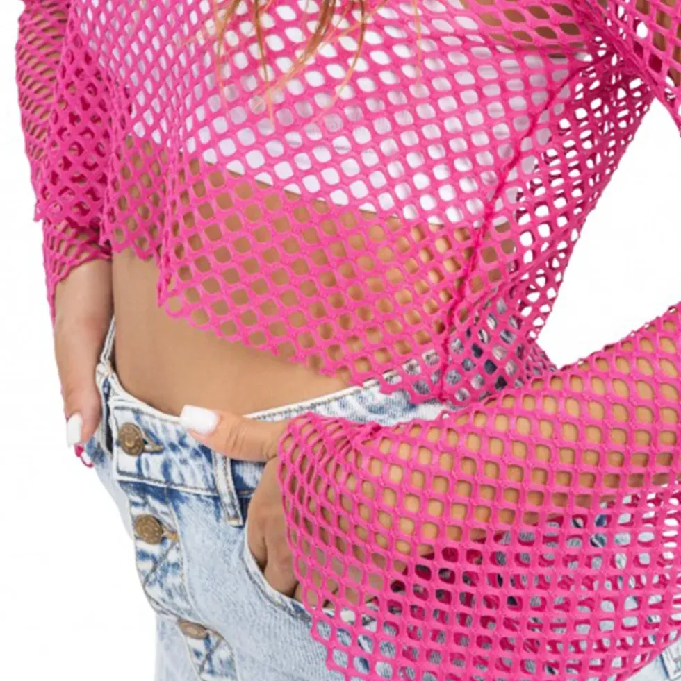 Tröja Fisknät Rosa
