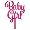 Tårtdekoration Baby Girl i Akryl