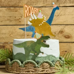 Tårtdekorationer Dinosaurier