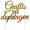 Tårtdekoration Grattis på Dopdagen
