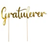 Tårtdekoration Gratulerer