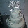 Tårtdekoration Happy Birthday