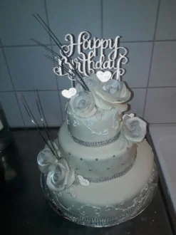 Tårtdekoration Happy Birthday