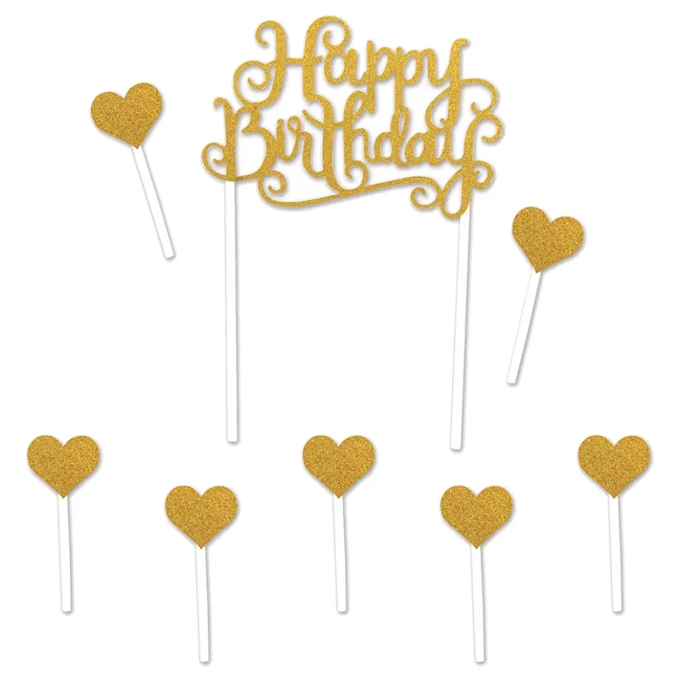 Tårtdekoration Happy Birthday
