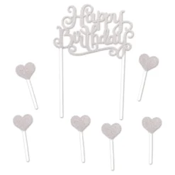 Tårtdekoration Happy Birthday