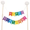 Tårtdekoration Happy Birthday Vimpel