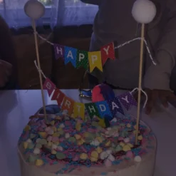 Tårtdekoration Happy Birthday Vimpel