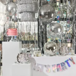 Tårtdekoration Let's Disco i Akryl