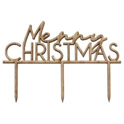Tårtdekoration Merry Chrismas
